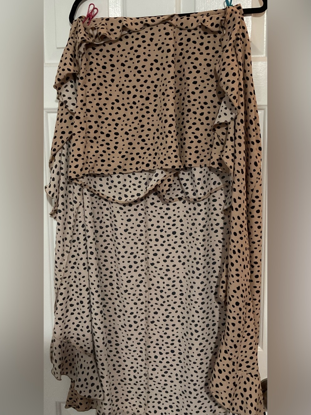 A&G by Dresscode L.A. Ruffled Polka Dot Wrap Two Piece - Picture 9 of 10